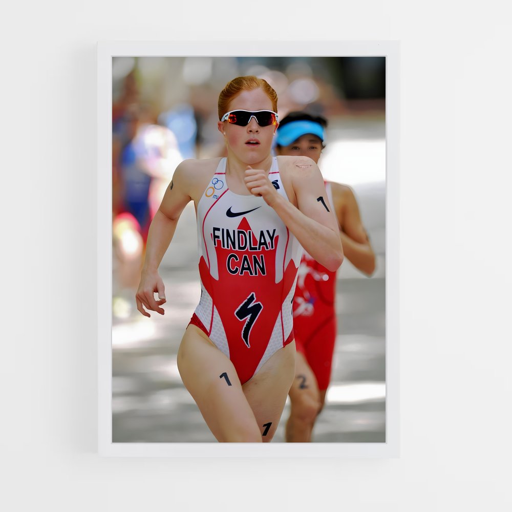 Poster World triathlon – affiche Athlétisme (vue 3)